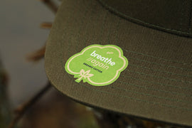 Snapback z bawełny organicznej - spalony oliwkowy