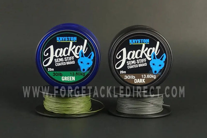 Forge Carp Fishing Tackle Kryston Jackal Semi-Stiff Coated Braid
